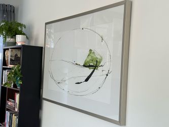 Framed abstract art print