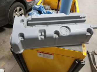 K series valve cover. Shaved, ready for paint