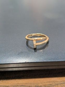 10kt Nail ring