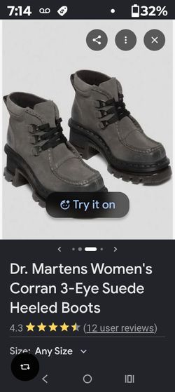 DocMartin 3 eyed leather boots