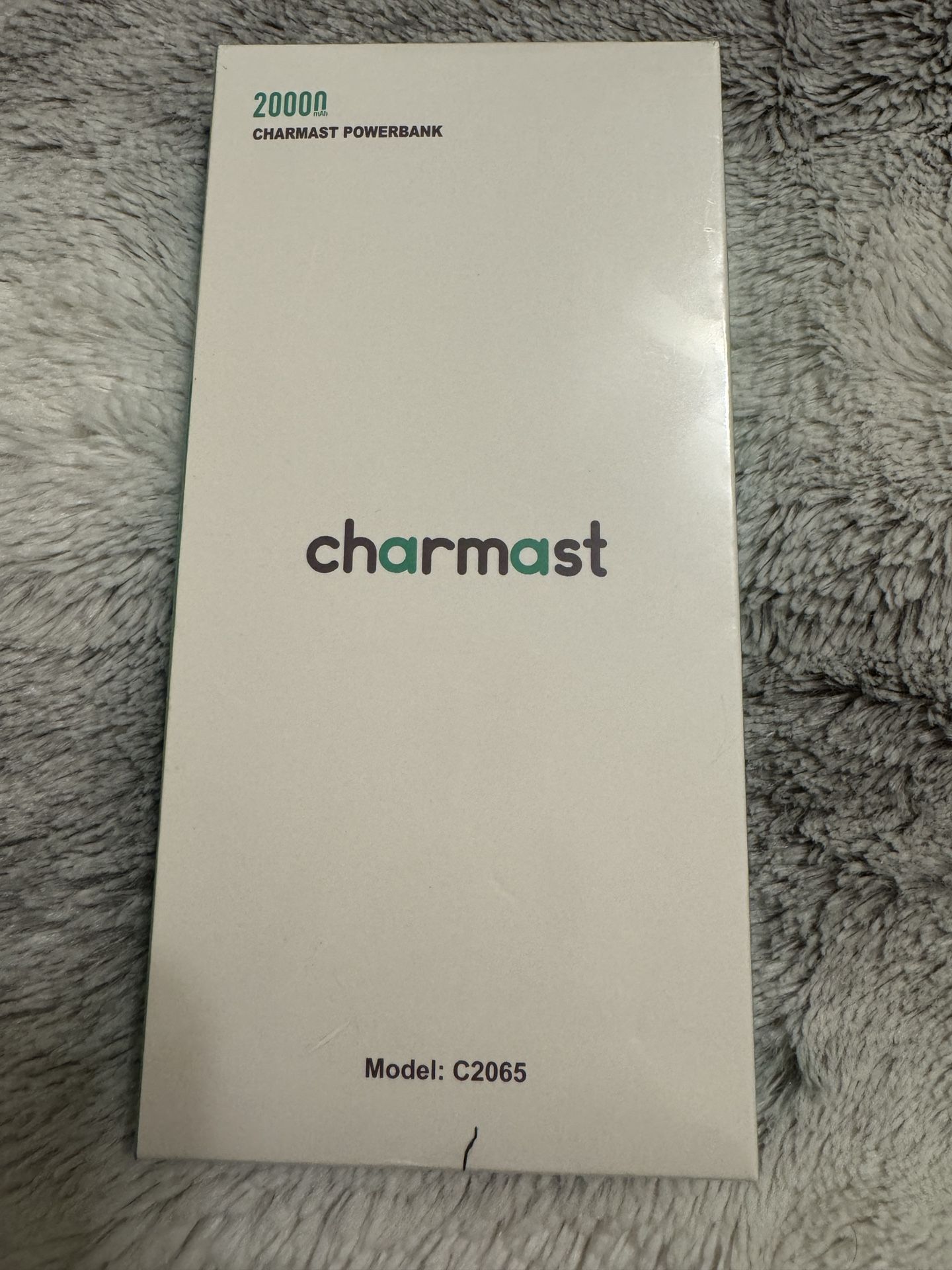 Charmast Portable Charger, 20000mAh Power Bank with Built-in Cables, 20W Fast Charging Travel Essential Battery Pack, LED Display Portable Charger Pow