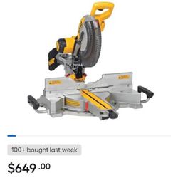 Dwalt Dual Beval Compound Corded Miter Saw +2 Extra Blades