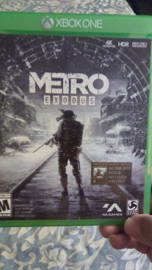 Trade metro exodus for xbox one