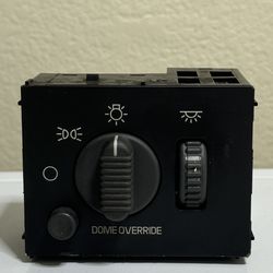 Headlight Dimmer Headlamp Switch Button for 1999 Through 2002 Chevy Silverado GMC Sierra