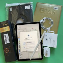  Apple Ipad Mini 6th Generation (8.3” Retina/2021) 64GB with stylus pen, case & Accessories (256GB $429) 