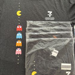 7-Eleven x PAC-MAN Collection Graphic T Shirt EXCLUSIVE LIMITED EDITION 