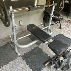 Weight Bench And Mat