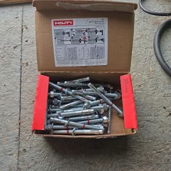 HILTI 3/8 in x 5 in. WEDGE Stud Anchors Bolt KB1 Concete Anchor 