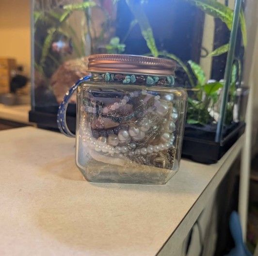 Beach Waves Mystery Jewelry Jar