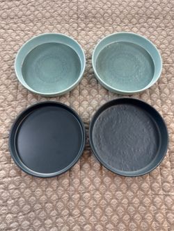 Modern & New! Set Of 4 Steelite Melamine Serving Dishes 6” Wide Lite & Durable