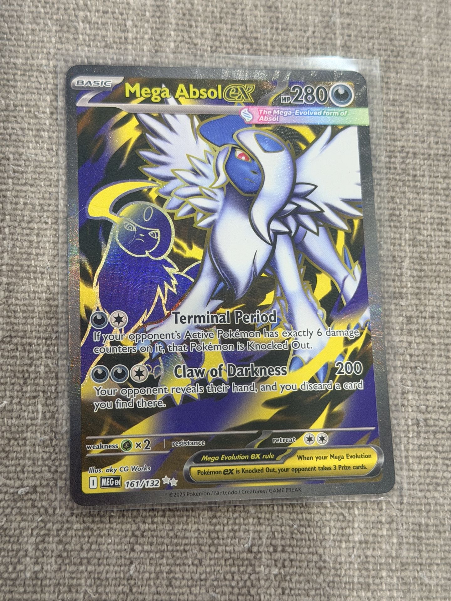 Pokemon Mega Absol ex #161 *Mint*