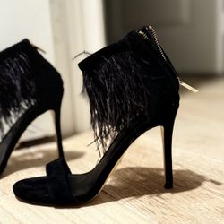 MICHAEL KORS  Heeled Sandals Meena Sandal With Feathers