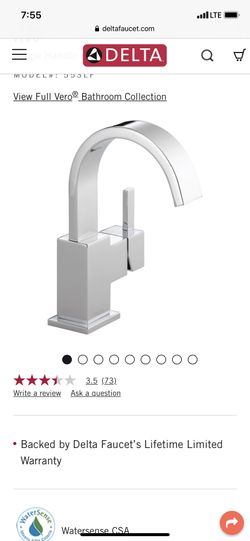Delta faucet Orig price over $300 each new