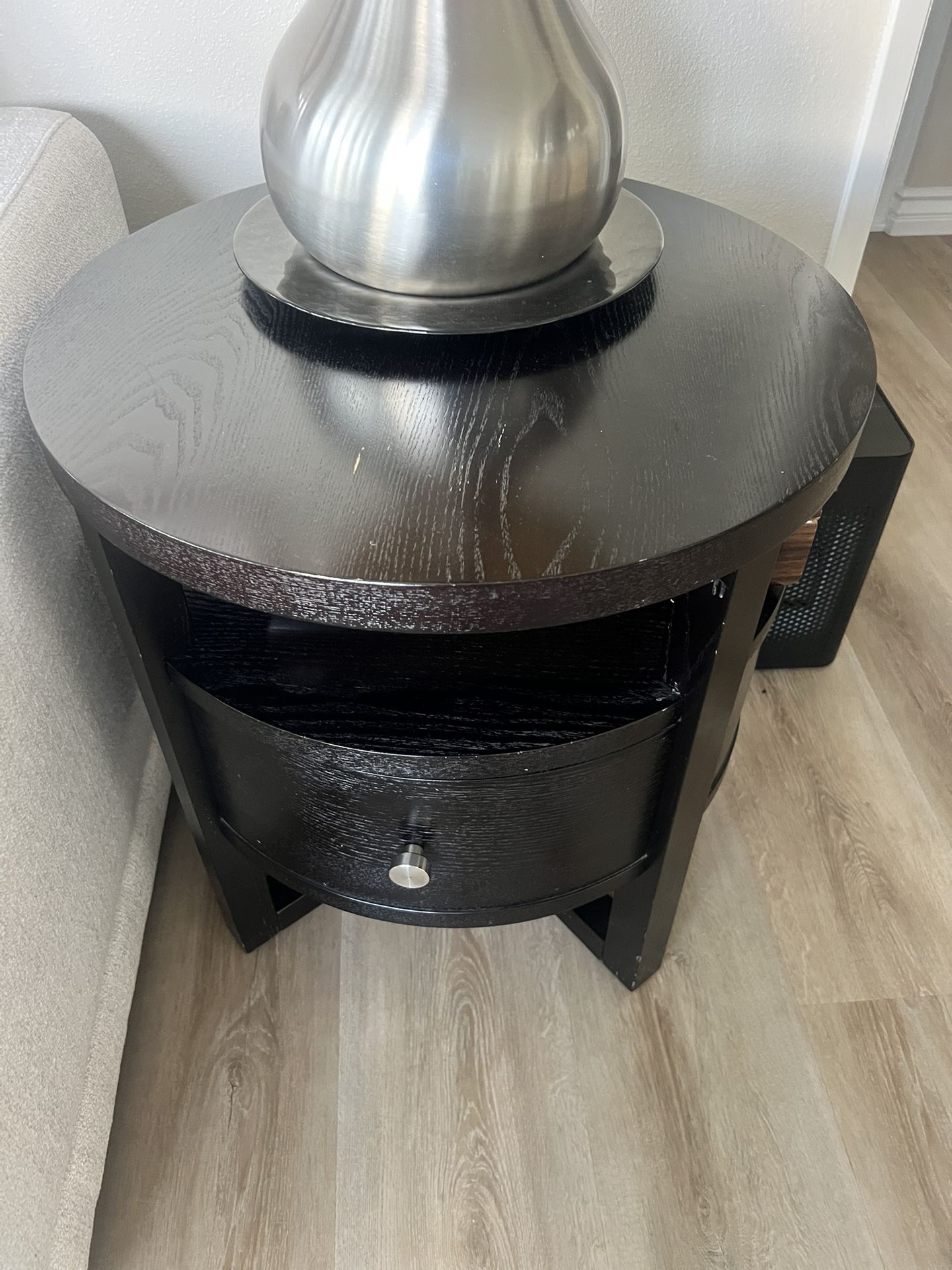 Dark Brown Coffee & End Table
