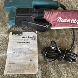 Makita Belt Sander With Dust Collector