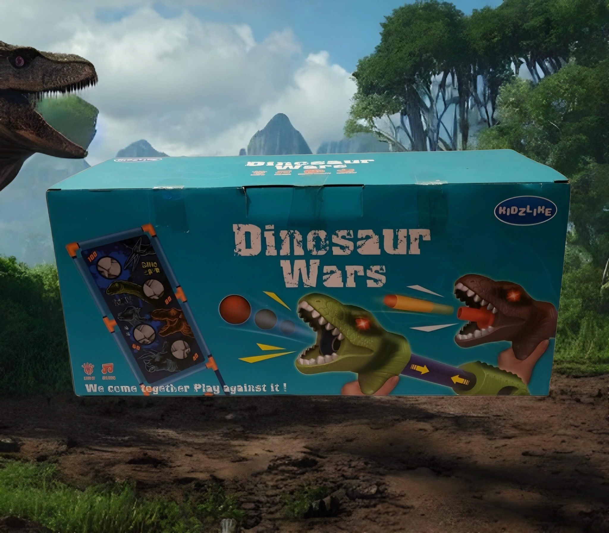 Dinosaurs Wars shooting darts & balls game