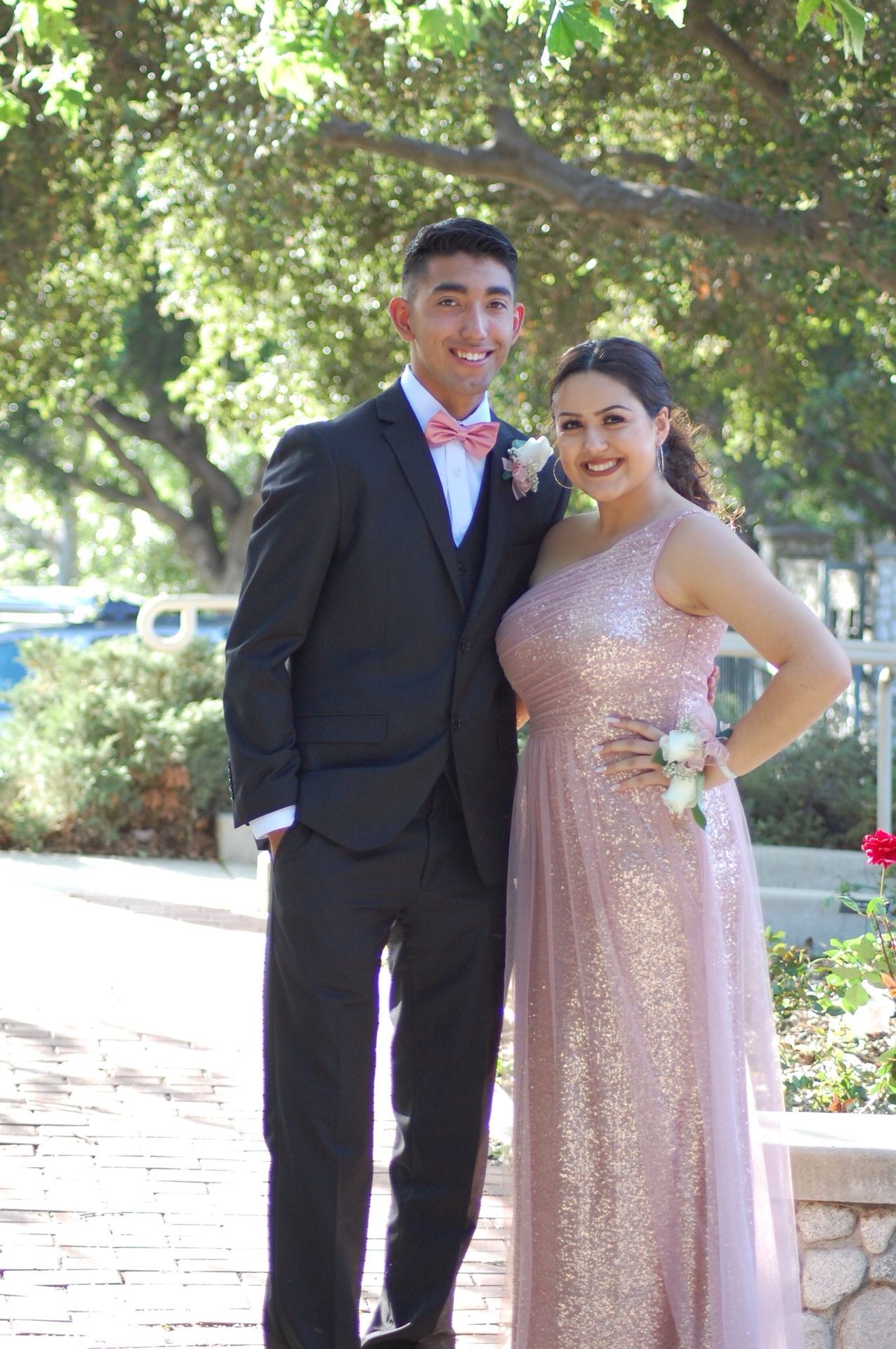 Rose Gold sequin tulle dress (prom dress/bridesmaid dress)