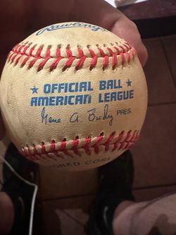 Jason Giambi autographed baseball