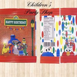 Sesame Street Chip Bags