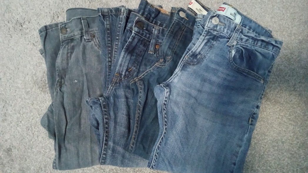Boys 4 Pairs Levi's Husky Size 8 