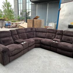 No Credit No Problem In Stock Ready For Same Day Delivery Setup Service Electric Recliner Sectional Special