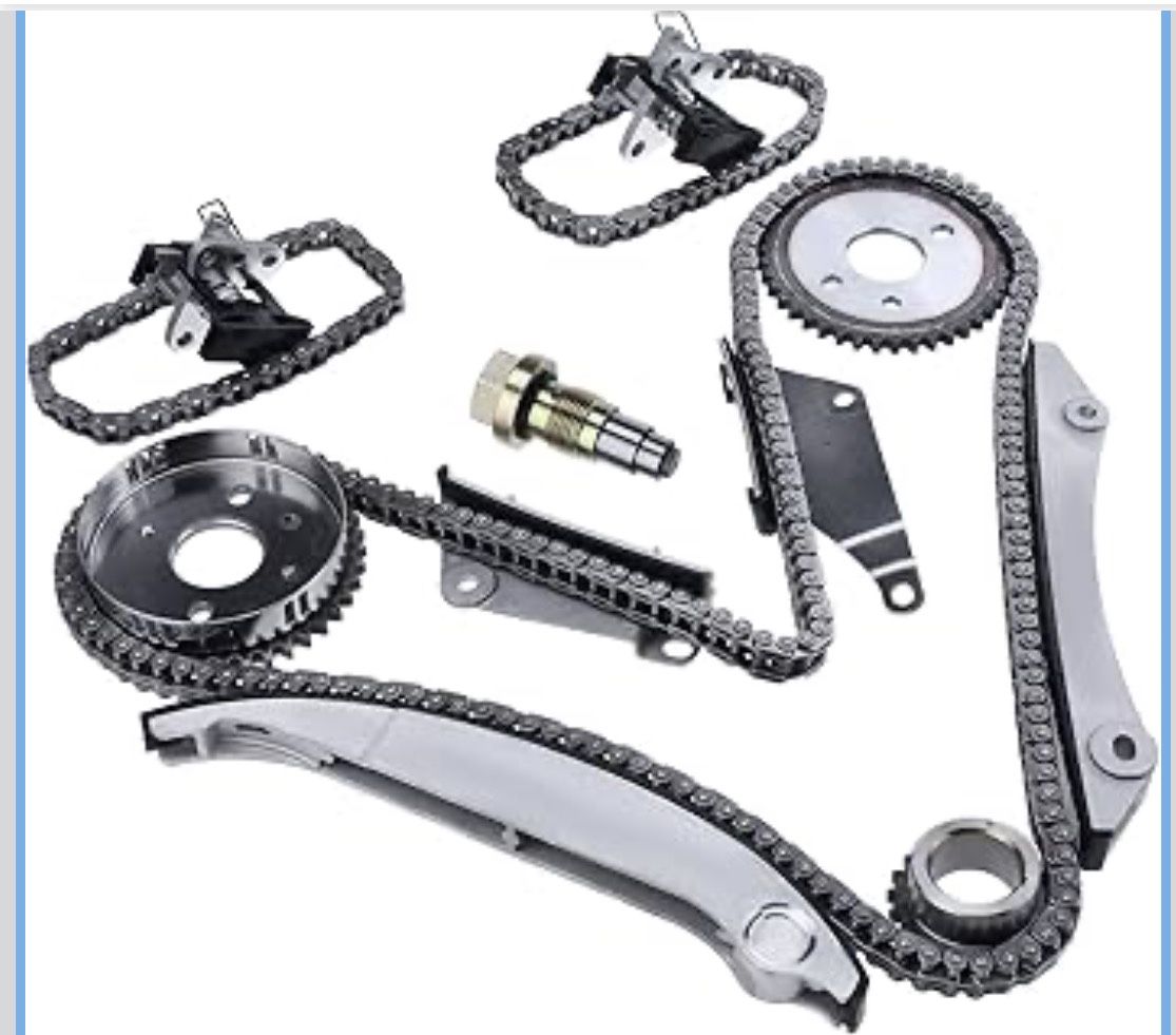 A-Premium 13Pcs Engine Timing Chain Kit W/Tensioner & Sprocket & Guide [fits DOHC, V6 2.7L] Compatible with Chrysler Concorde 98-99, Intrepid 98-99 & 