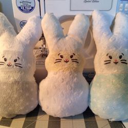  Handmade Easter Bunny Plushies  OOAK 