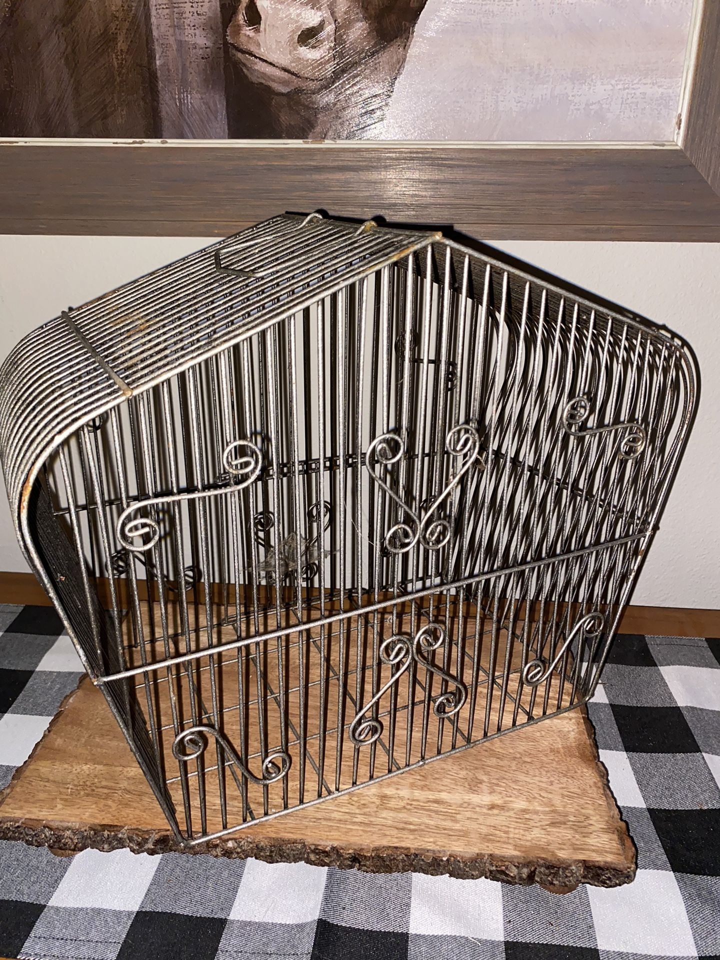 Vintage bird cage