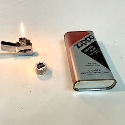 Vintage zippo lighter 1978 Corvette collector item 100 flint & fluid $50 cash only in Upland 91784. In great working condition.