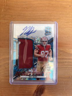 Nick Bosa Auto Patch Rookie Radiant Rookies Spectra