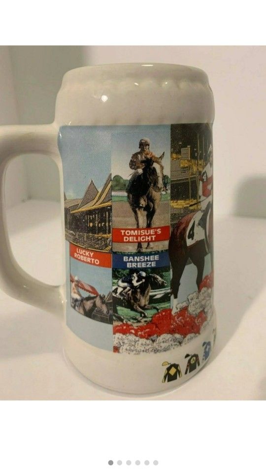 Saratoga Raceway 1999 Limited Edition Beer Stein/New