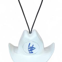 Zeta Phi Beta Sorority Mini Cowgirl Rodeo Hat Rearview Mirror Car Hanging Decor