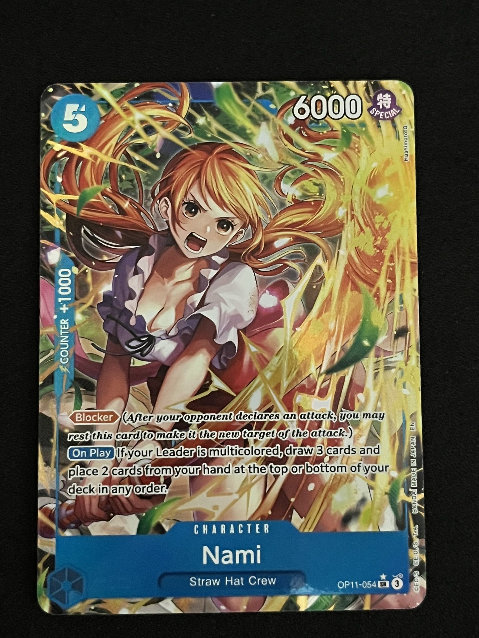 Nami (054) Alternate Art Fist Of Divine Speed OP 11
