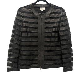 Armani Collezioni Leather Jacket  Sz:6