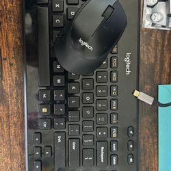 Logitech Mouse And Keypad