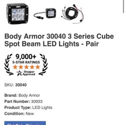 Body Armor 4x4 Lights 