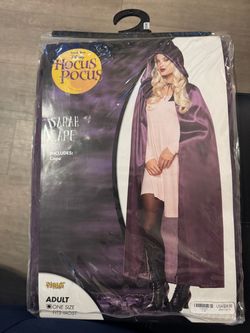 Disney Hocus Pocus Sarah Cape Costume / one size fits most