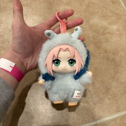 Naruto-Sakura Labubu key chain