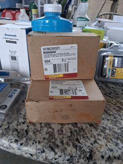 50 amps two pole gfi square de homeline breaker  110 each