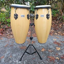 Toca Players Series Conga Drum Set with Stand