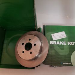 New Rear Brake Kit rotors & pads Chrysler Dodge Plymouth read description Nakamoto