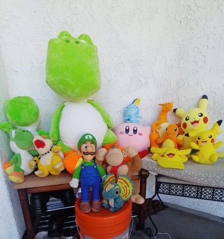 Various Nintendo Plushies