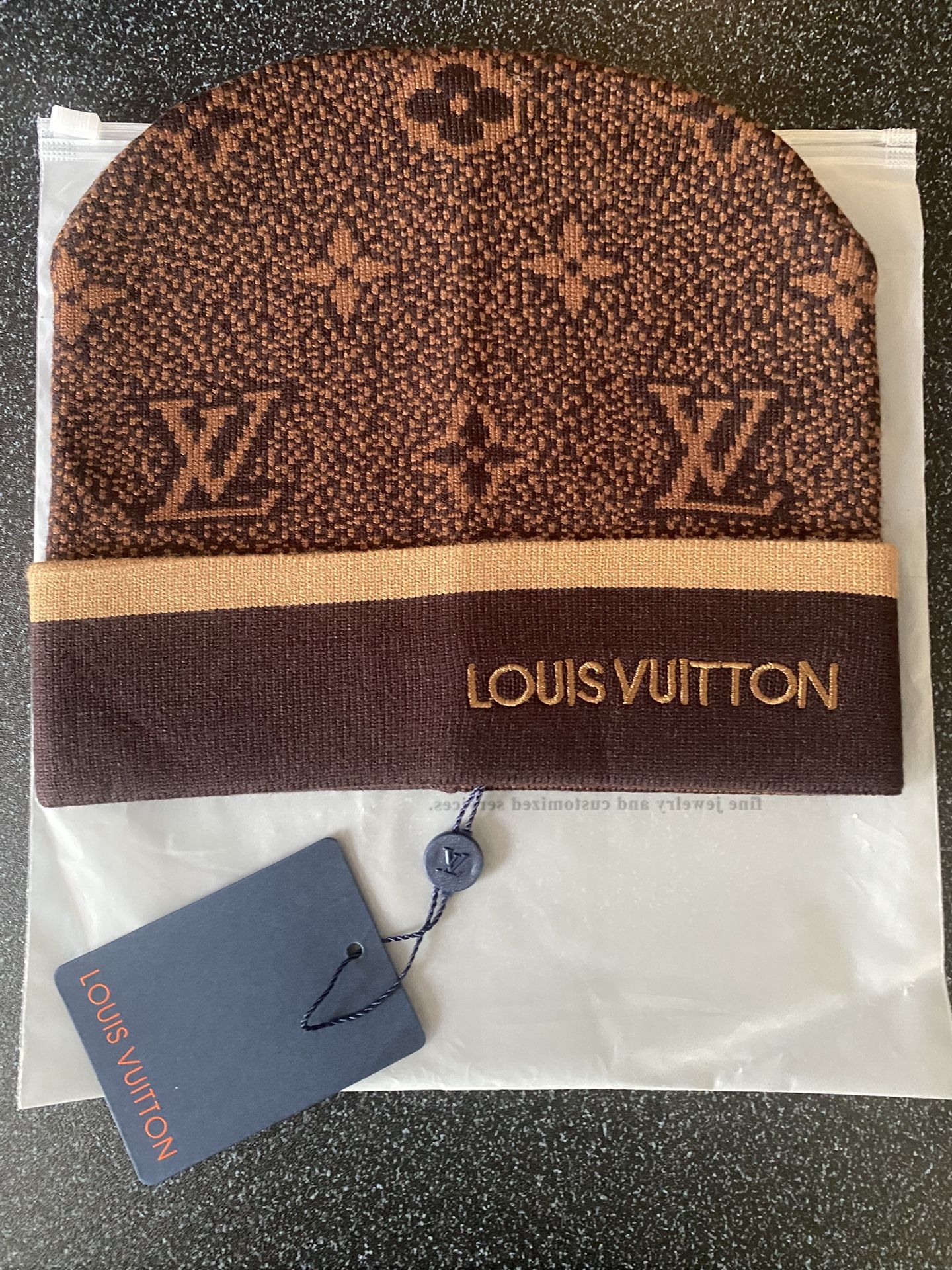 Louis Vuitton Brown Beanie 1:1