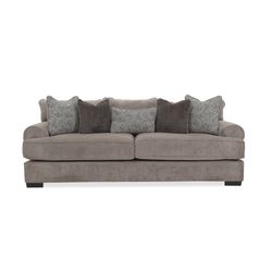 Mathis Brother’s Grey Couch 