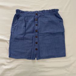 Soft Denim Skirt
