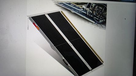 Portable wheelchair ramp