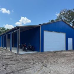 Garages/ Warehouse/ Carports/ Steel Structures Custom 