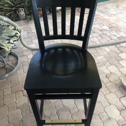 Black Bar Stool