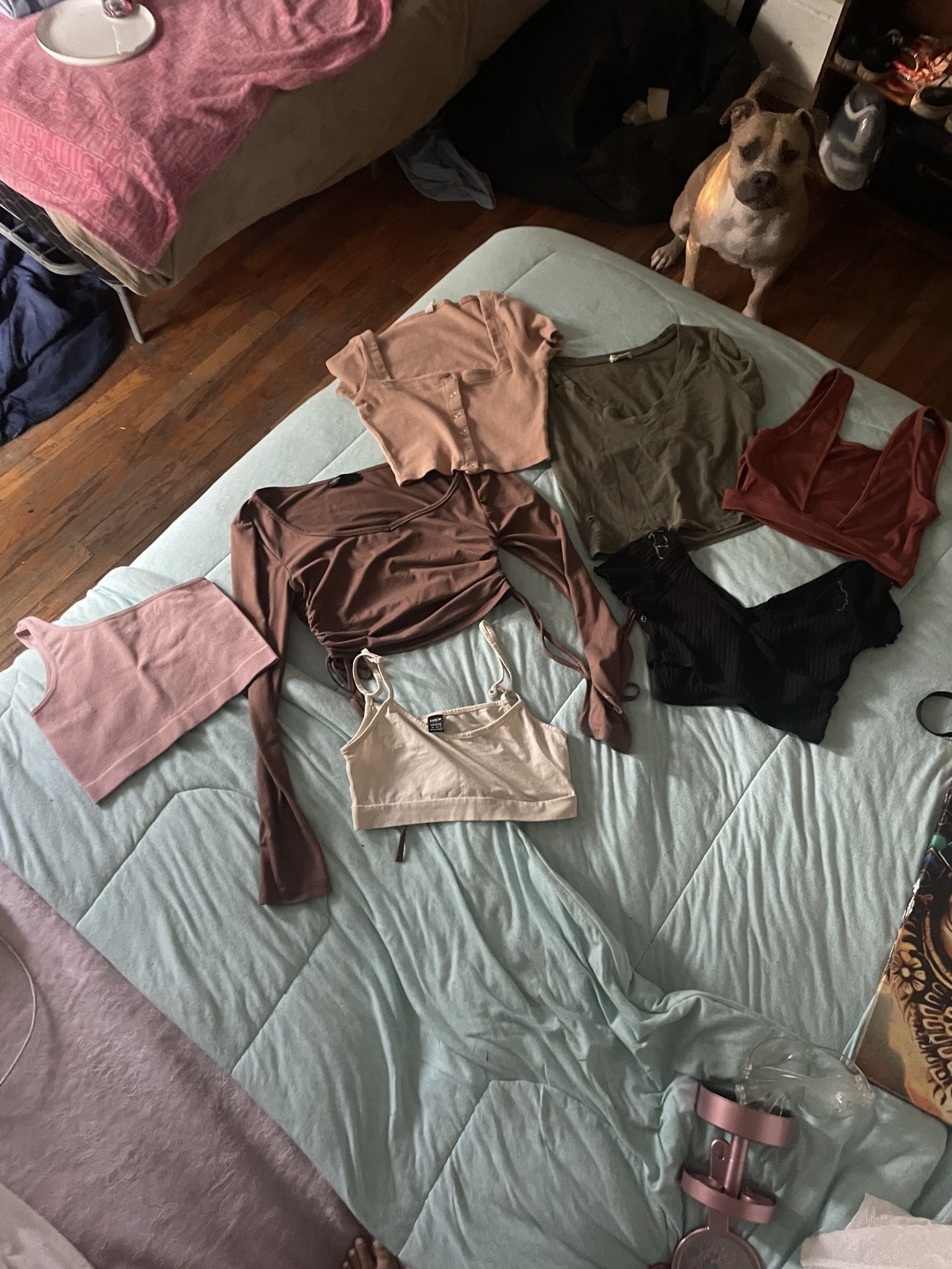 earthtones crop top bundle