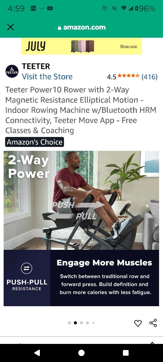 Free Super Heavy Rowing Machine